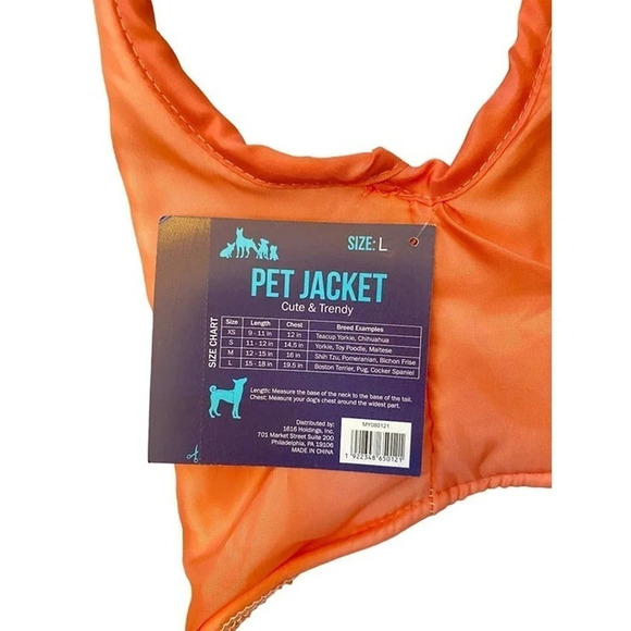 Dog Jacket Style Vest Girl Pink White w/Hood Size Large Dress Up Pet Jacket - Picture 5 of 9